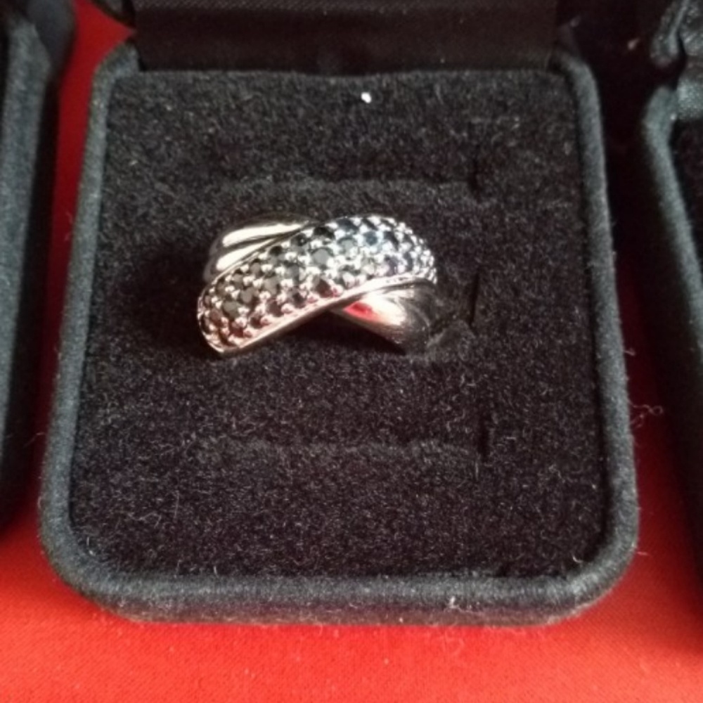 BEAUTIFUL SALE RINGS STERLING SILVER RINGS WITH RU - Picture 7 of 7